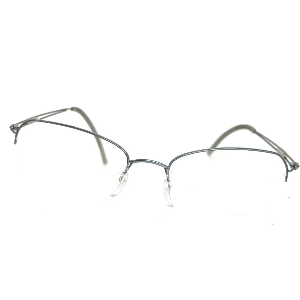 Silhouette 4337 40 6055 Titanium Half‎ Rim Eyeglasses Frames Gray 52-17-135